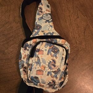 Hua Angel Sling Bag - Elephant Print